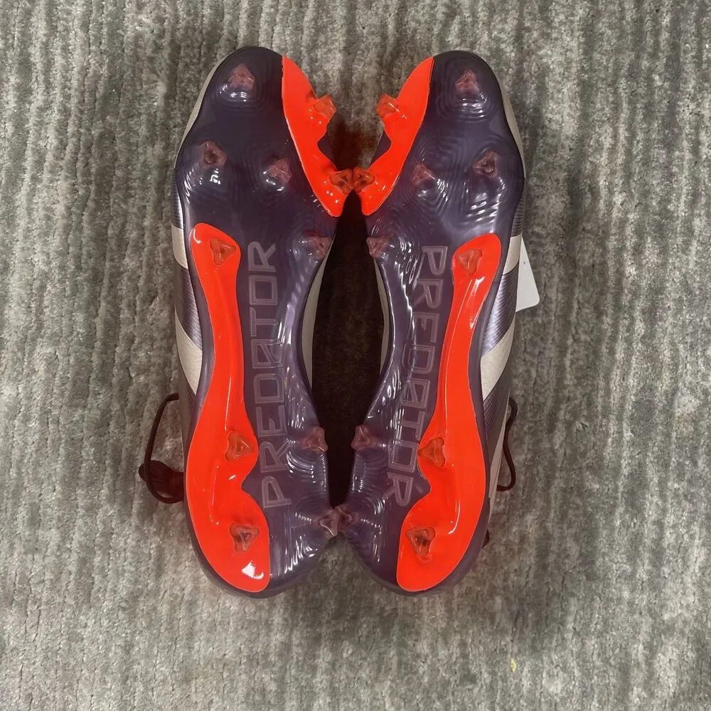 Adidas Predator Elite FG Soccer Shoes Mens 11 HybridTouch 2.0 Cleats Carbon